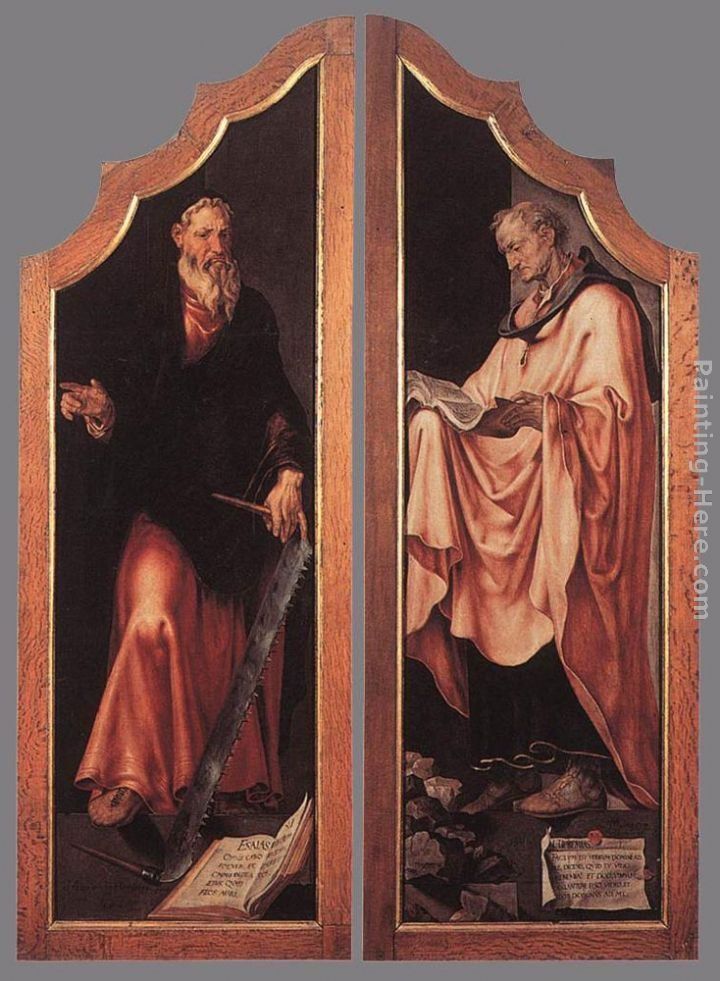 Maerten van Heemskerck Triptych of the Entombment (closed)